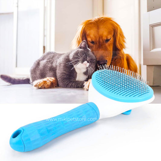 Dog and Cat Hair Grooming Brush And Care Brush For Long Hair Self Cleaning Pet Brush