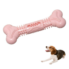Dog Chew Toy Rubber Teeth Cleaning Dog Toy Bone Chew Toy for Large Medium Small Dogs