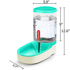 Automatic Pet Feeder & Water Fountain – 2-in-1 Food Storage & Drinking Basin