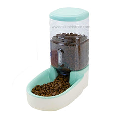Automatic Pet Feeder & Water Fountain – 2-in-1 Food Storage & Drinking Basin