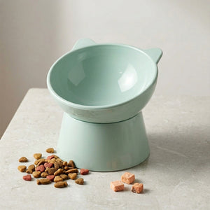 Elevated Cat Bowl for Cats, Kittens & Puppies