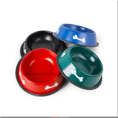 Food-Grade Anti-Shock Stainless Steel Dog & Cat Bowl – Durable & Non-Slip Feeding Bowl