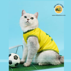 World Cup Brazil Jersey for Cats and Dogs