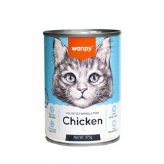 Wanpy Holistic Formulation Cat Can Chicken (375g)