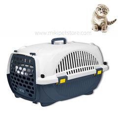 Pet Carrier Cat Travel Kennel Airline Approved Box with Door for Indoor Outdoor Car Small Kitten Puppy Dog Sleeping