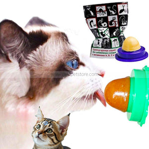 Catnip Lickable Energy Ball Nutritious Treat for Cats