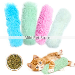 Cat Toy, Cat Cushion, Soft and Durable Crinkle Catnip Toys, Interactive Cat Kicker Toy for Indoor Cats, Promotes Movement