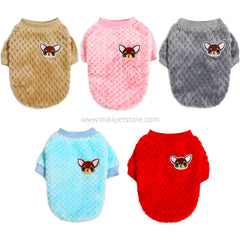 Winter warm pet cat and dog clothes for small dogs cartoon pure cotton pet clothes