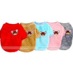 Winter warm pet cat and dog clothes for small dogs cartoon pure cotton pet clothes