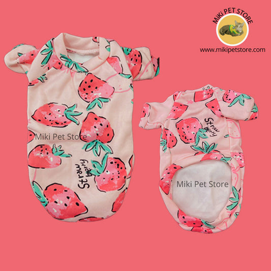 Cartoon Pet Sweatshirt – Cozy Winter Wear for Small Dogs & Cats