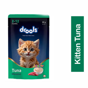 Drools Kitten Cat Pouch Tuna Mousse Flavor 80g