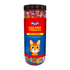 Drools Creamy cat Treats, Real Chicken, 375 gm (Pack of 25)