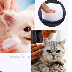 Pet Ear Wet Wipes for Dogs & Cats (200 Pieces)