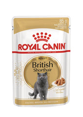 Royal Canin Wet Food British Shorthair Gravy Adult Pouch 85g