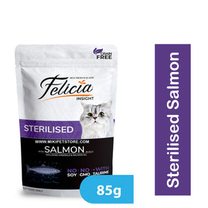 Felicia Sterilized Salmon Wet Cat Food Pouch 85g