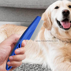Cat & Dog Flea Comb - Pet Grooming Tool for Effective Flea Removal and Coat Care