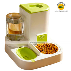 Pet Food & Water Bowls,Automatic Dog Food Dispenser 2 in 1 Water Bowl | Automatic Cat Water Dispenser for Dogs