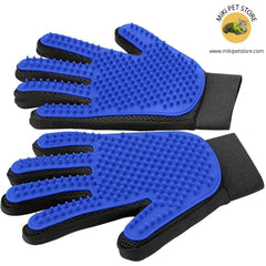 Five Finger Pet Deshedding Gloves Silicone Pet Bath Gloves (1 piece)