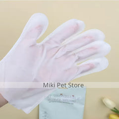 Cat Bath pet wipes dog & cat dry cleaning cleaning gloves(10pcs one bag)