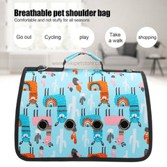 Upgraded Breathable Collapsible Pet Carrier for Puppies & Cats