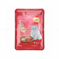 Smartheart Cat Pouch – Chicken with Rice and Kanikama (85g)