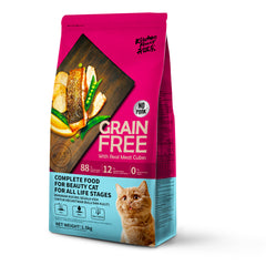 Kitchen Flavor Grain Free Cat Food With Real Meat Cubes for All Life Stages