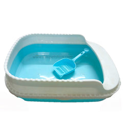 Cat Litter Box Large Size with Free Scooper