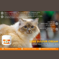 Classic's Lime Sulfur Pet Skin Cream for Cats and Dogs 100g