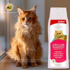 Bioline Long Hair Cat Shampoo-250ml