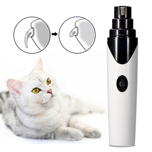 Cat Dog Nail Clippers Electric Nail Cutter Pet Nail Grinder -Grooming Trimmer