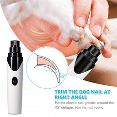 Cat Dog Nail Clippers Electric Nail Cutter Pet Nail Grinder -Grooming Trimmer