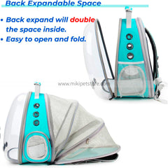 Bubble Pet Carrier Backpack – Airline-Approved Travel Bag for Cats & Small Dogs