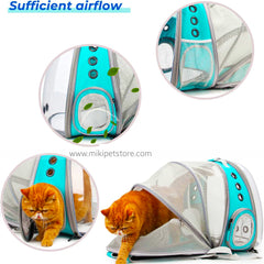 Bubble Pet Carrier Backpack – Airline-Approved Travel Bag for Cats & Small Dogs