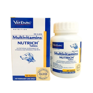 Nutrich Tabs Complete Multivitamin Multimineral Supplement for Cats and Dogs