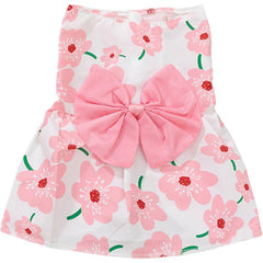 Small Pet Dog Cat Bowknot Skirt Puppy Sweet Princess Tutu Dress Clothes