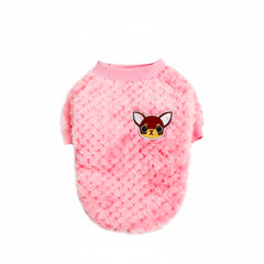 Winter warm pet cat and dog clothes for small dogs cartoon pure cotton pet clothes