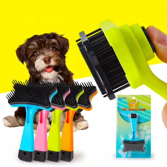 Self-cleaning Pet Cat & Dog Grooming Brush
