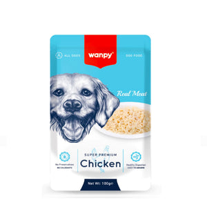 Wanpy Dog Pouch Super Premium Chicken 100g