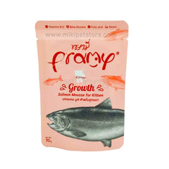Pramy Growth Pouch Salmon Mousse for Kitten 70gm