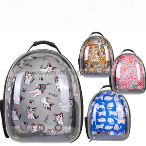Space Capsule Pet Backpack – Transparent Bubble Carrier for Cats & Small Dogs