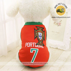 Portugal World Cup Jersey for Cats & Dogs