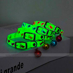 Reflective Cat Collar with Bell – Adjustable Safety Collar for Cats & Small Pets