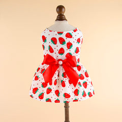 Small Pet Dog Cat Bowknot Skirt Puppy Sweet Princess Tutu Dress Clothes