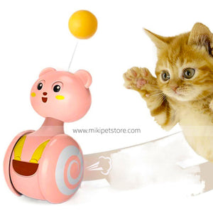 Interactive Automatic Feather Cat Toy Moving Puzzle Toy