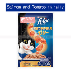 FELIX® Sensations Jellies Salmon & Tomato in Jelly Wet Cat Food