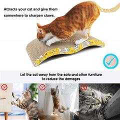 Catnip Infused Cardboard Scratcher