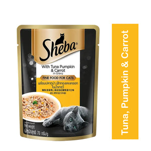 Sheba Tuna, Pumpkin & Carrot Cat Pouch (70g)