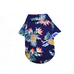 Hawaiian Style Pet Shirt – Summer Cotton Outfit for Cats & Dogs