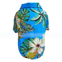 Hawaiian Style Pet Shirt – Summer Cotton Outfit for Cats & Dogs