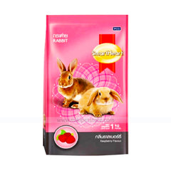 SmartHeart Rabbit Food Raspberry Flavour 1kg – Premium Rabbit Diet with Raspberry Flavor
